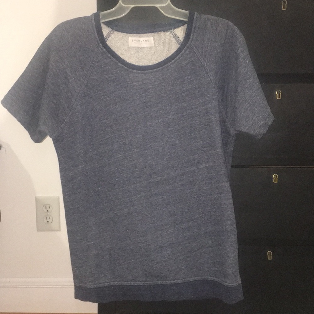 Everlane marled sweatshirt short sleeved shirt xs